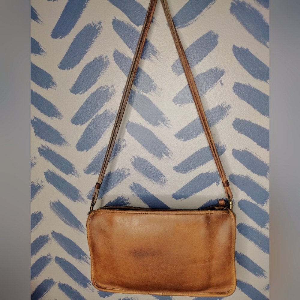 Vintage 70s Coach NYC Bonnie Cashin Bag Shoulder Double Strap Crossbody